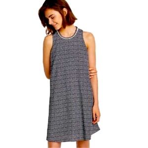 KARL LAGERFELD Women’s Pearl Chain Neck Swing Dress- FREE SHIPPING THIS WKND!